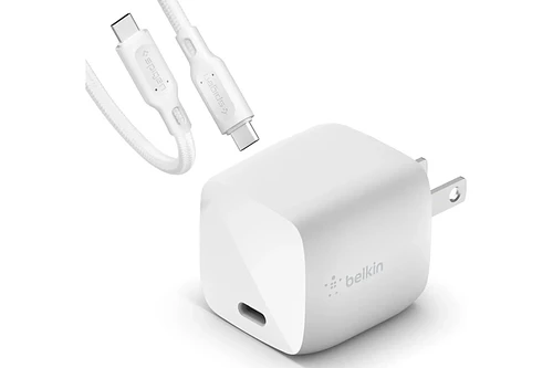 Cargador de Pared Belkin 30w Para Iphone 17e (2026) + Cable