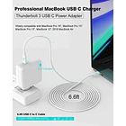 Cargador de Pared Szpower Usb C 96w Para Macbook Air 13.6 M5 A3449 2