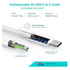 Cargador de Pared Szpower Usb C Pd 87w Para Macbook Air 13.6 M5 A3449 4