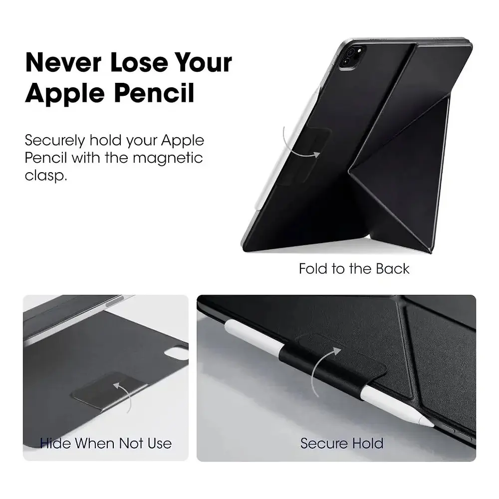 Case Benks Urban Mag Para Ipad Air 13 M4 Chip (2026) A3461 A3462 A3464 Negro 4