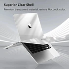 Case Fintie Clear Para Macbook Pro 14 M5 (2026) A3426 A3427 3