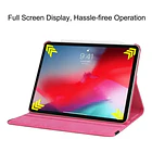 Case Giratorio Para Ipad Air 11 M4 Chip (2026) A3459 A3460 A3463 Fucsia 3