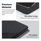 Case Benks Urban Mag Para Ipad Air 13 M4 Chip (2026) A3461 A3462 A3464 Negro 6