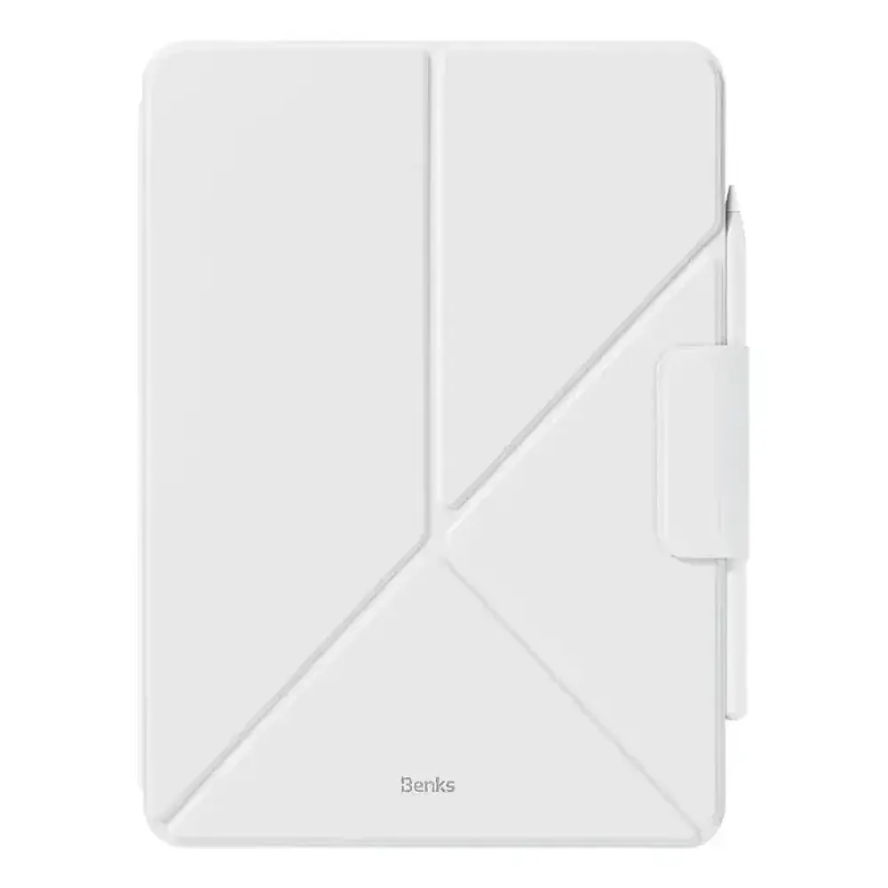 Case Benks Urban Mag Para Ipad Air 13 M4 Chip (2026) A3461 A3462 A3464 Blanco 7