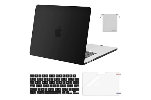 Case Mosiso Para Macbook Air 15 M5 A3448 (2026) Black + Mica