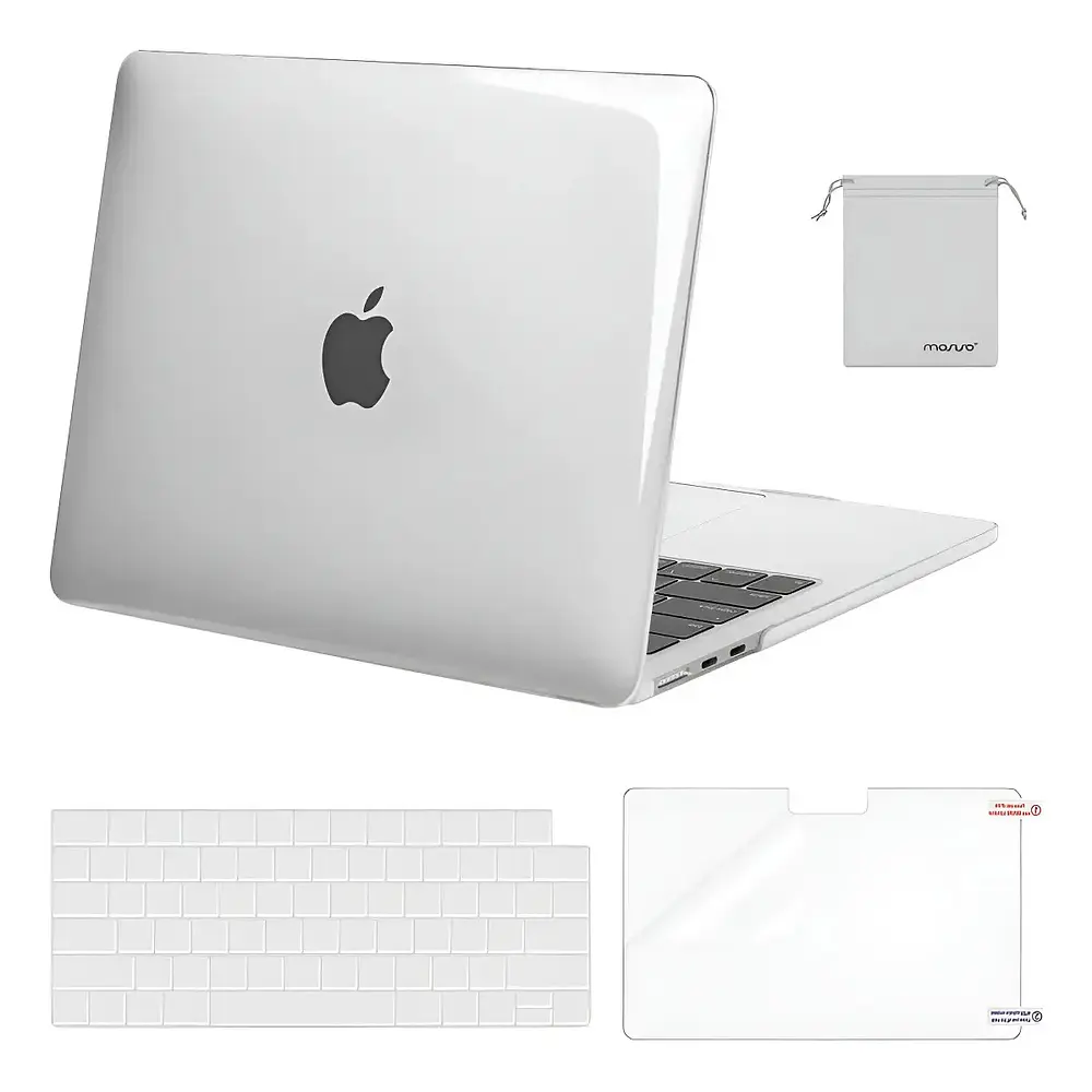 Case Mosiso Para Macbook Air 15 M5 A3448 (2026) Clear + Mica 1