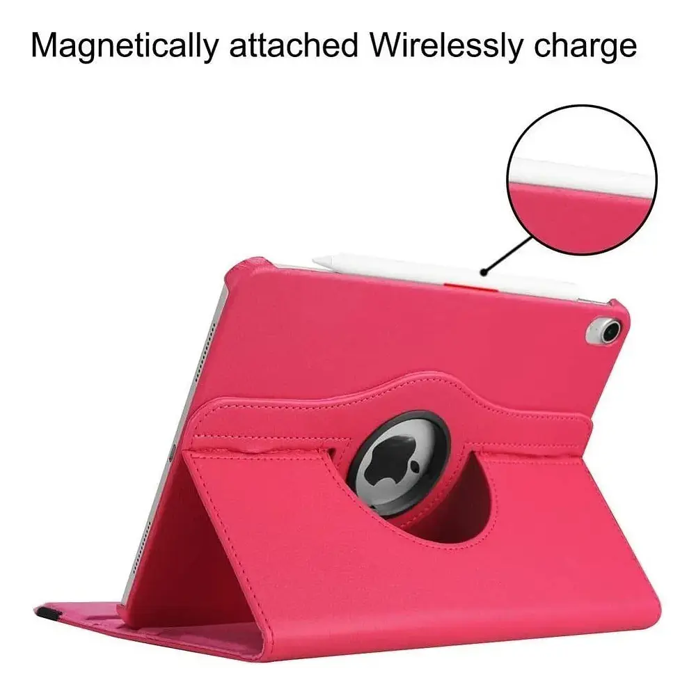 Case Giratorio Para Ipad Air 11 M4 Chip (2026) A3459 A3460 A3463 Fucsia 6