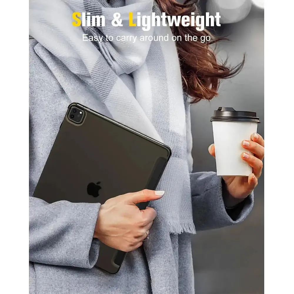 Case Moko Smartshell Para Ipad Air 13 M4 Chip (2026) A3461 A3462 A3464 Negro 4