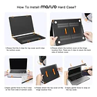 Case Mosiso Para Macbook Air 13.6 M5 A3449 (2026) + Micas 4