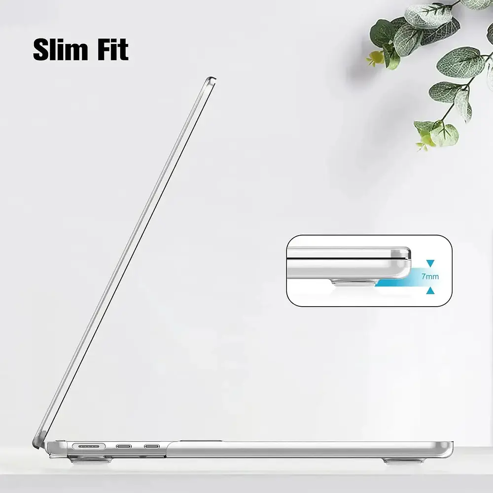 Case Mosiso Para Macbook Air 15 M5 A3448 (2026) Clear + Mica 4