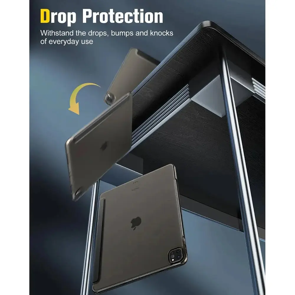 Case Moko Smartshell Para Ipad Air 13 M4 Chip (2026) A3461 A3462 A3464 Negro 6