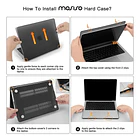 Case Mosiso Macbook Pro 14 M4 2024 A3185 A3401 A3112 + Micas 8