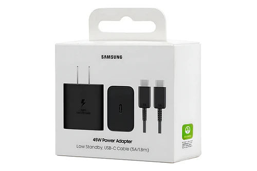 Samsung Cargador De Pared 45watts Para Galaxy S26 Plus Ultra