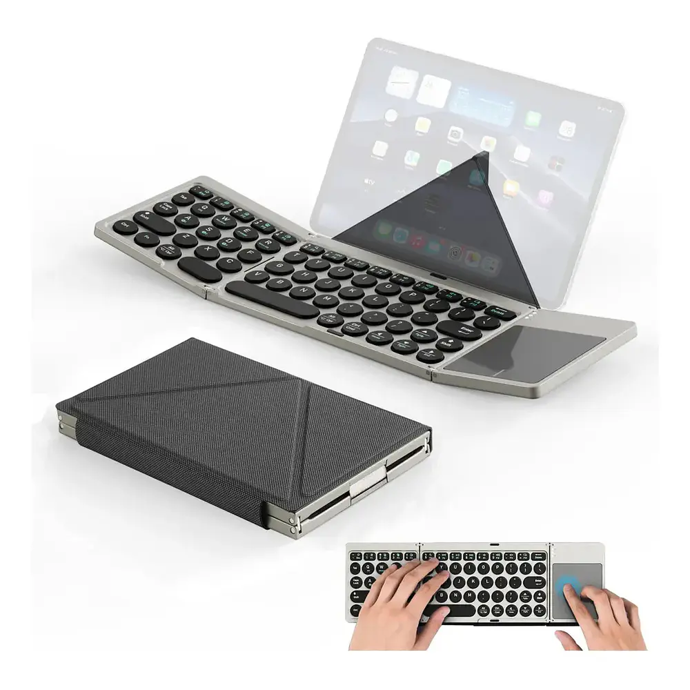 Teclado Portátil Touchflip Para Ipad Air 13 M4 Chip (2026) A3461 A3462 A3464 1