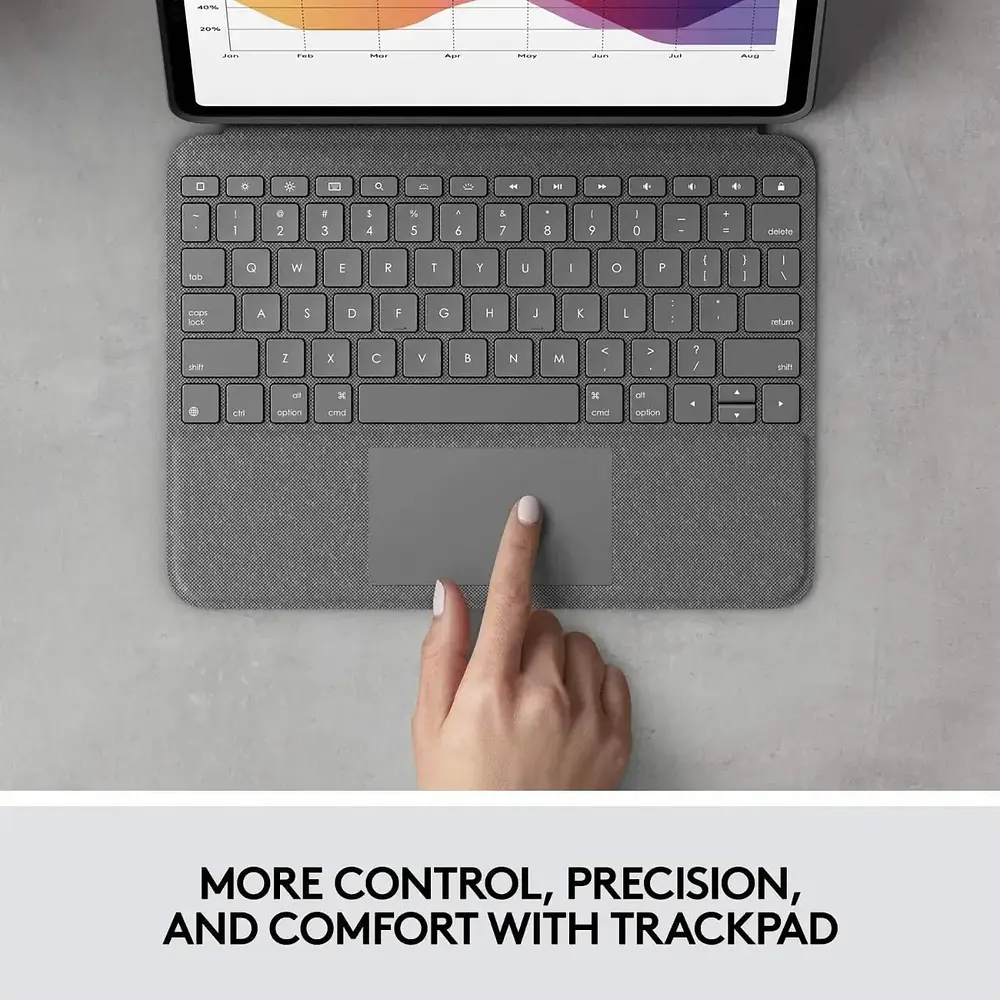 Teclado Logitech Folio Touch Ipad Air 11 M4 Chip (2026) A3459 A3460 A3463 2