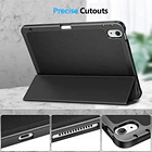 Smart Case Fintie Para Ipad Air 11 M4 Chip (2026) A3459 A3460 A3463 Negro 4