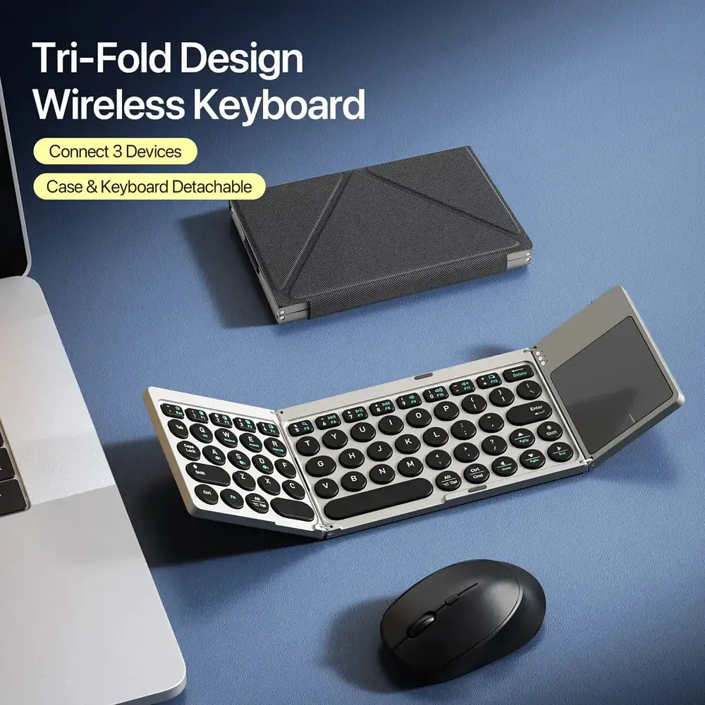 Teclado Portátil Touchflip Para Ipad Air 13 M4 Chip (2026) A3461 A3462 A3464 3