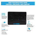 Teclado Portátil Touchpad Para Ipad Air 11 M4 Chip (2026) A3459 A3460 A3463 5