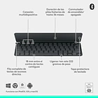 Teclado Logitech Keys To Go2 Para Ipad Air 13 M4 Chip (2026) A3461 A3462 A3464 4