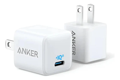 Anker Cargador de Pared 20w Para Iphone 17e (2026) 2-pack