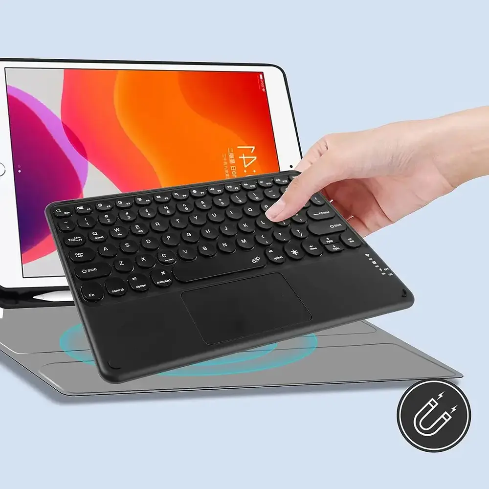 Teclado Portátil Touchpad Para Ipad Air 13 M4 Chip (2026) A3461 A3462 A3464 7