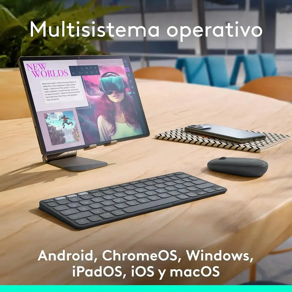 Teclado Logitech Keys To Go2 Para Ipad Air 13 M4 Chip (2026) A3461 A3462 A3464 6