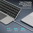 Teclado Portátil Touchfold Para Ipad Air 11 M4 Chip (2026) A3459 A3460 A3463 9