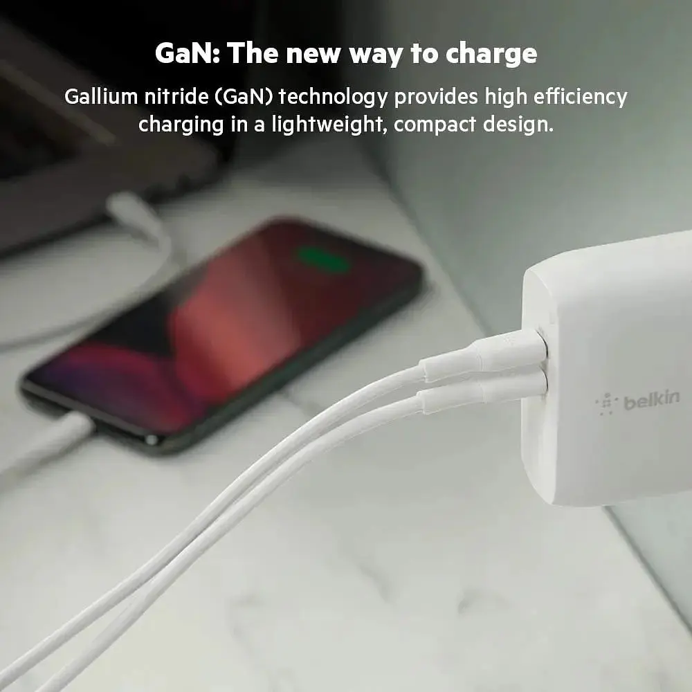Cargador de Pared Belkin Usb C 68w Para Macbook Neo 13 (2026) A3404 4