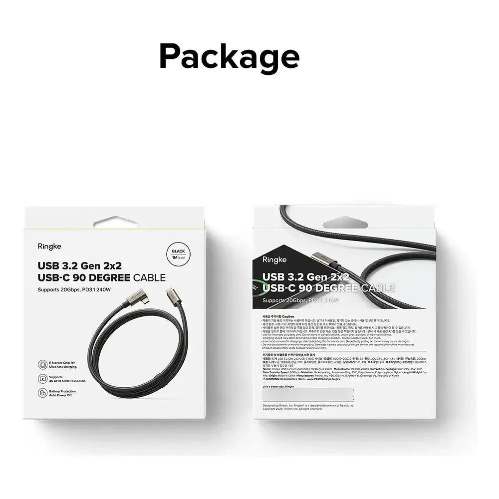 Cable Ringke 240w Usb-c 2m Para Macbook Air 15 M5 A3448 9