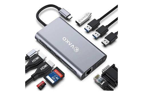 Adaptador Hub Vako Usb C Hdmi Para Macbook Air 15 M5 A3448