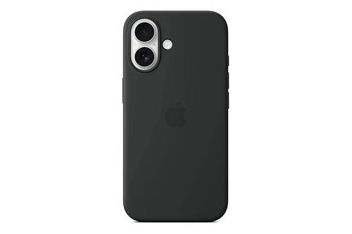 Apple Silicone Case Magsafe Para Iphone 16 Normal 6.1 Black