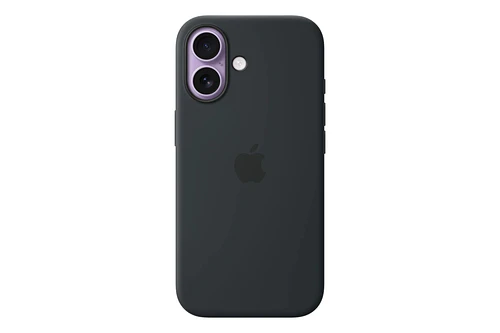 Apple Silicone Case Magsafe Para Iphone 17 Normal 6.3 Black