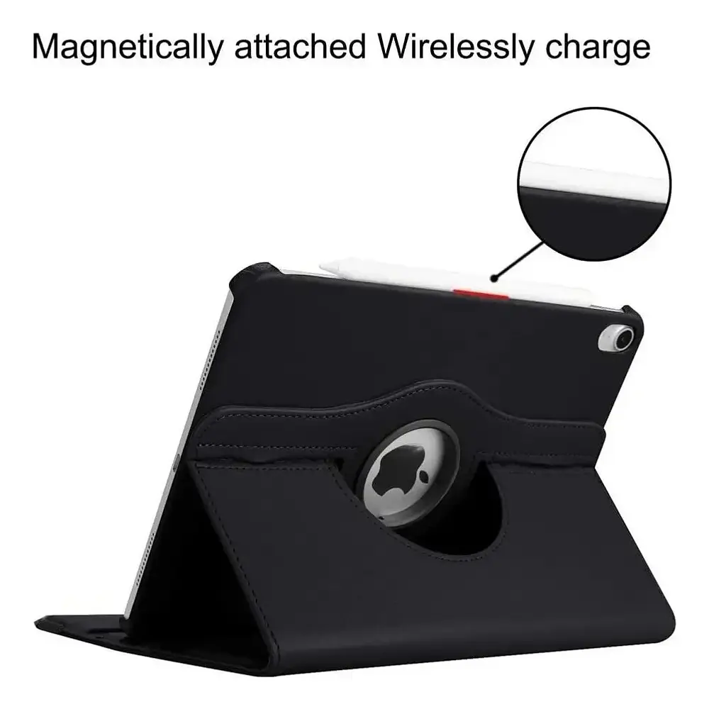 Case Giratorio Para Ipad Air 11 M4 Chip (2026) A3459 A3460 A3463 Negro 2