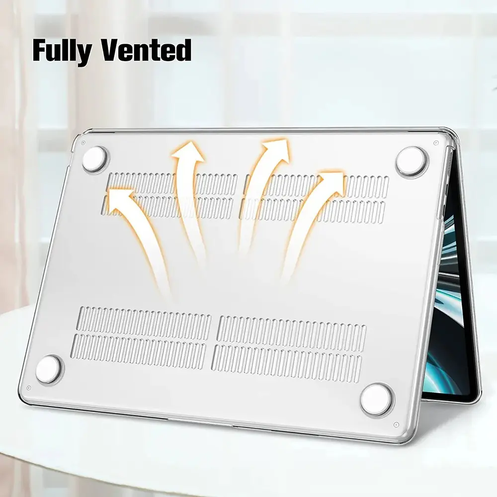 Case Fintie Hard Shell Para Macbook Air 13.6 M5 (2026) A3449 4