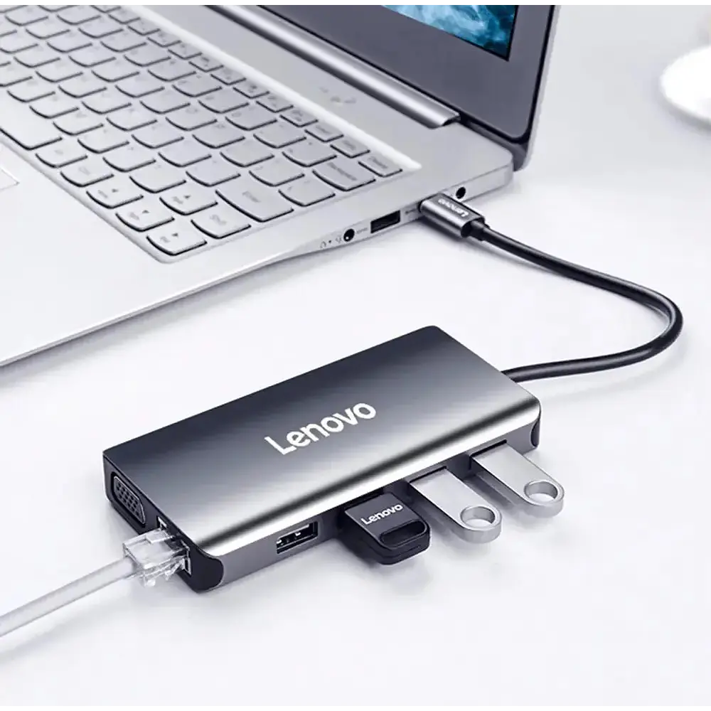 Hub Lenovo 8en1 Para Macbook Pro 14 M5 (2026) A3426 A3427 2