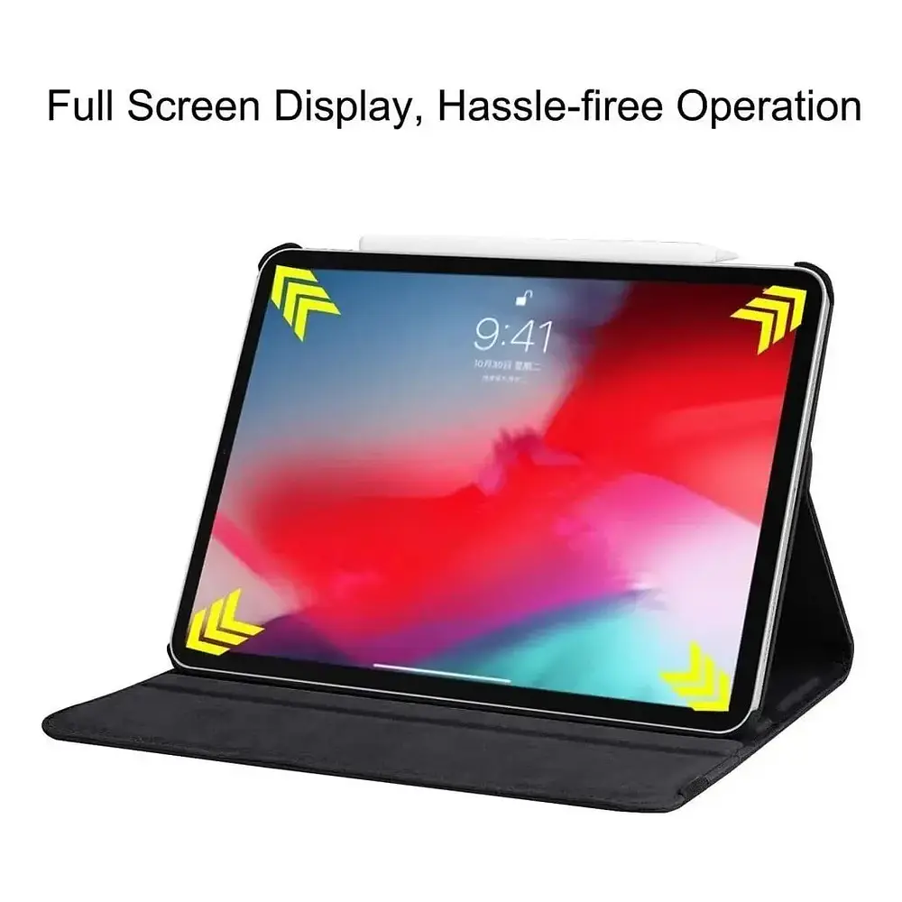 Case Giratorio Para Ipad Air 11 M4 Chip (2026) A3459 A3460 A3463 Negro 5