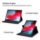 Case Giratorio Para Ipad Air 11 M4 Chip (2026) A3459 A3460 A3463 Negro 8