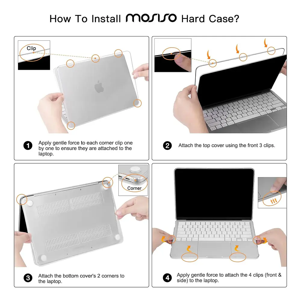 Case Mosiso Para Macbook Neo 13 (2026) A3404 + Micas 6