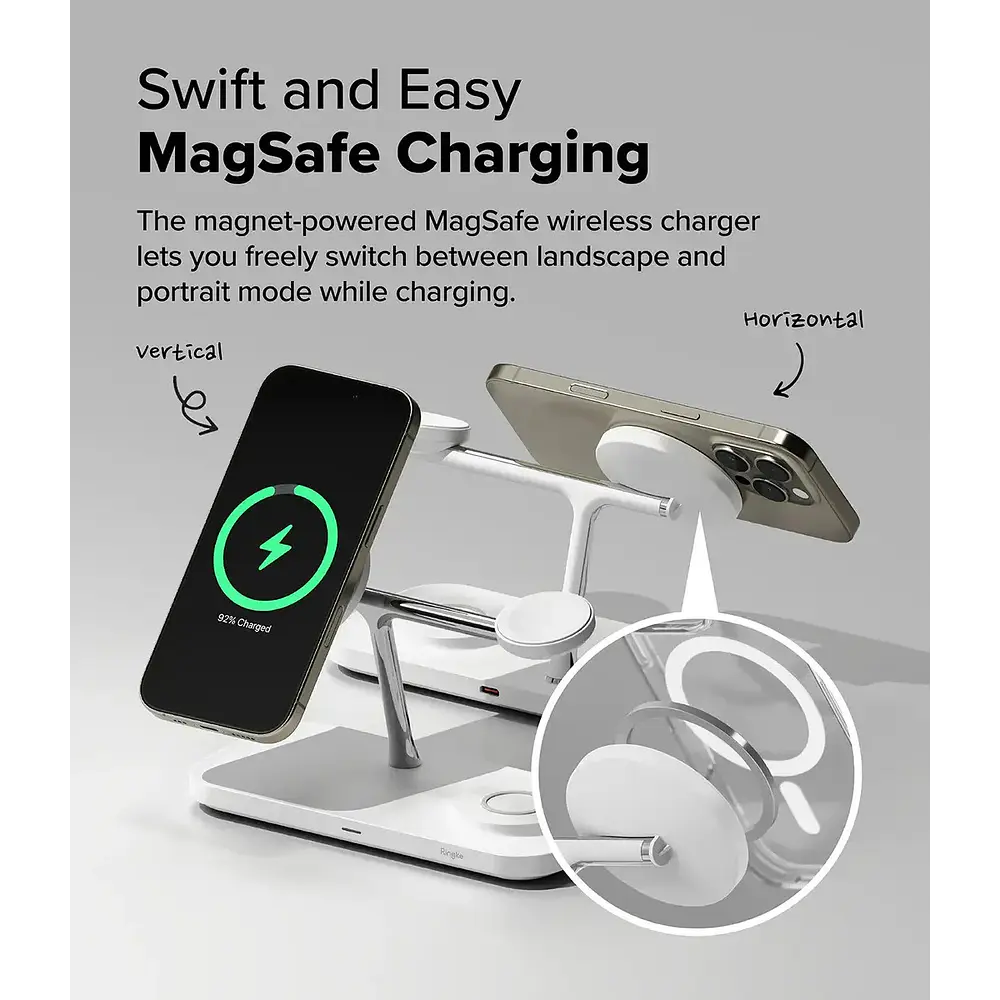 Ringke Cargador 3en1 (mag) Para Iphone 17e (2026) 6