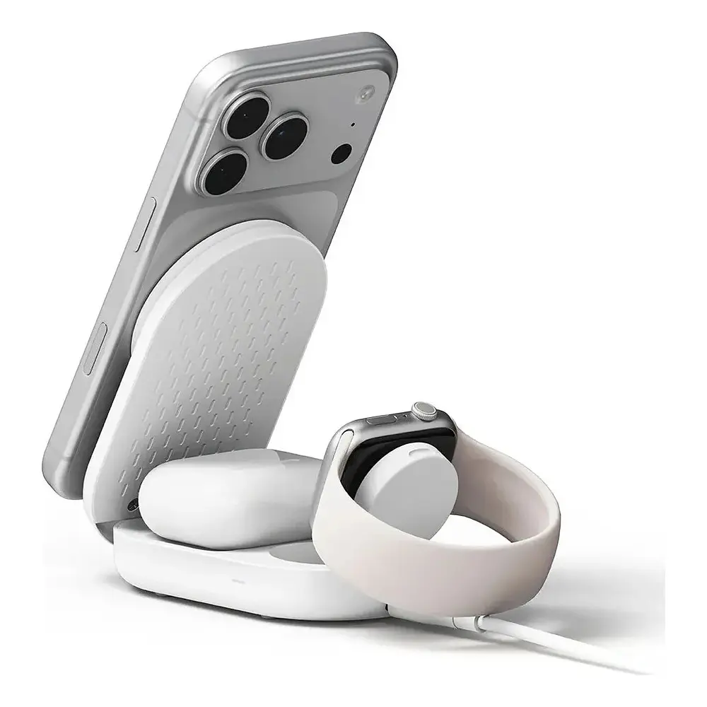 Ringke Cargador 3en1 Qi2 25w (mag) Para iPhone 13 Pro Max 6.7 / iPhone 13 Pro 6.1 / iPhone 13 Normal 6.1 / iPhone 13 Mini 5.4 1
