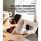 Ringke Cargador 3en1 Qi2 25w (mag) Para iPhone 14 Pro Max 6.7 / iPhone 14 Pro 6.1 / iPhone 14 Normal 6.1 / iPhone 14 Plus 6.7 3