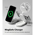 Ringke Cargador 3en1 Qi2 25w (mag) Para iPhone 13 Pro Max 6.7 / iPhone 13 Pro 6.1 / iPhone 13 Normal 6.1 / iPhone 13 Mini 5.4 8