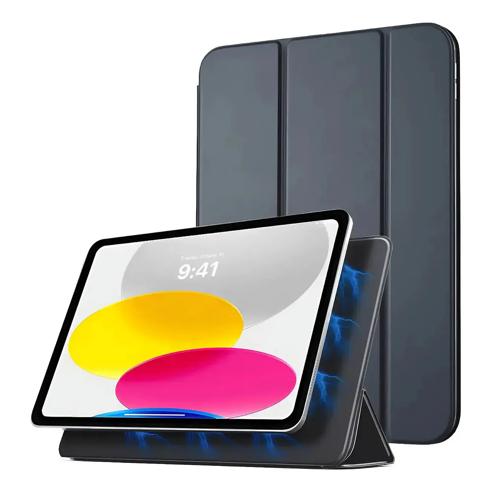 Moko Smart Folio Para Ipad 10ma Gen (2022) A2696 A2757 Black 1