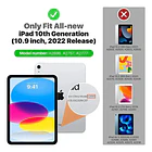 Moko Smart Folio Para Ipad 10ma Gen (2022) A2696 A2757 Black 2
