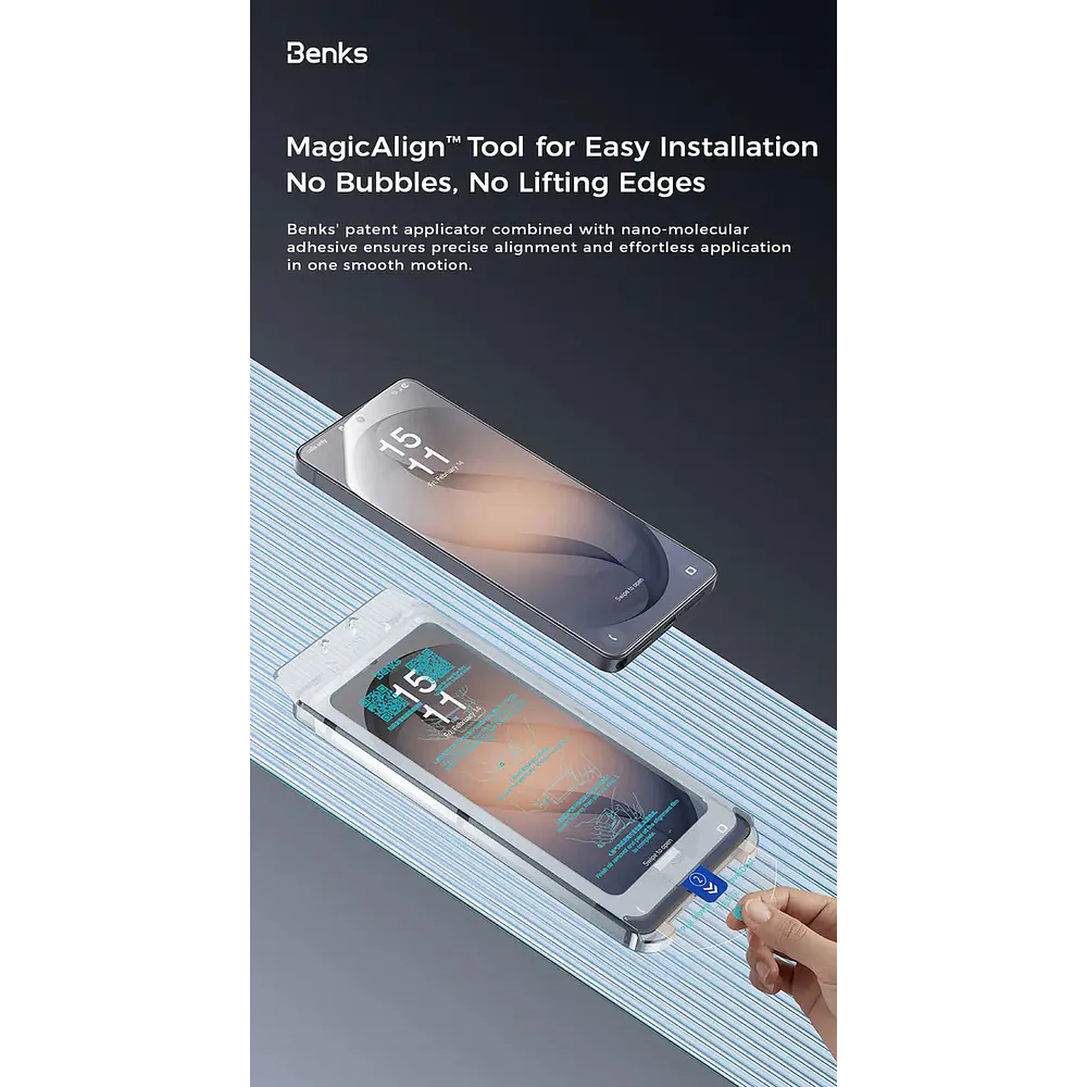 Mica Protector D Vidrio Benks Ultra Shield Galaxy S26 Ultra 4