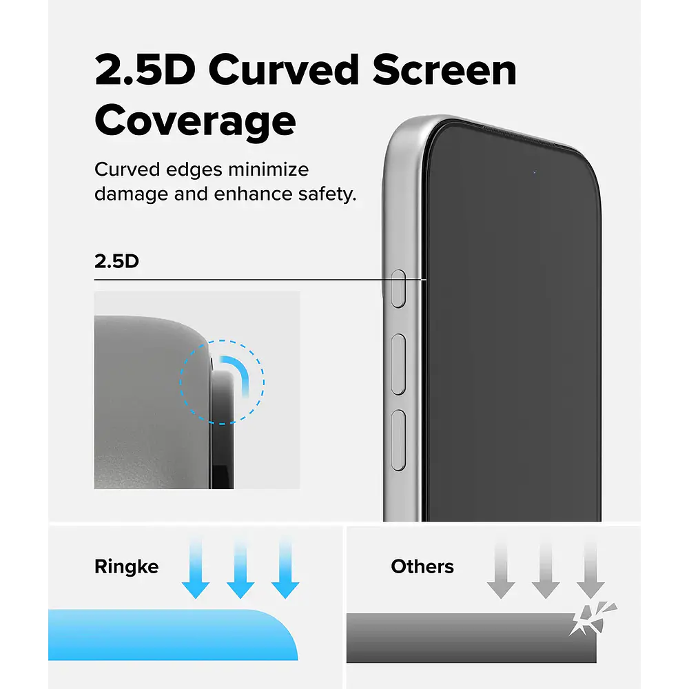 Mica De Vidrio Mate Ringke Ar Para iPhone 17 Pro 6.3 8