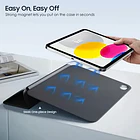 Moko Smart Folio Para Ipad 10ma Gen (2022) A2696 A2757 Black 7