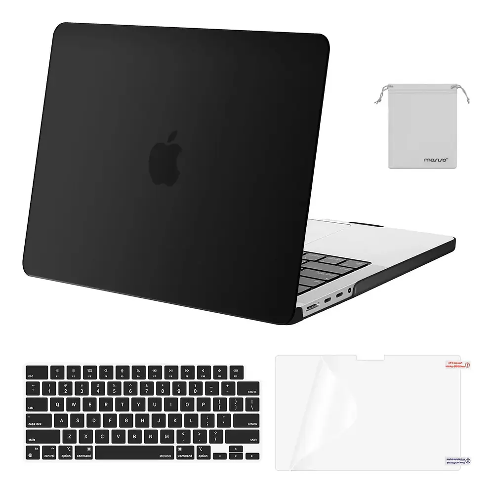 Case Mosiso Para Macbook Pro 14 M1 (2021) A2442 + Micas 1