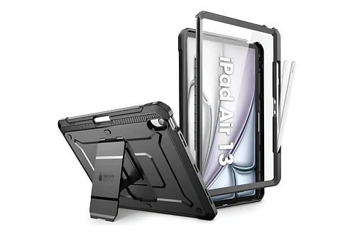 Case Supcase 360° Para Ipad Air 13 M4 Chip (2026) A3461 A3462 A3464 Negro