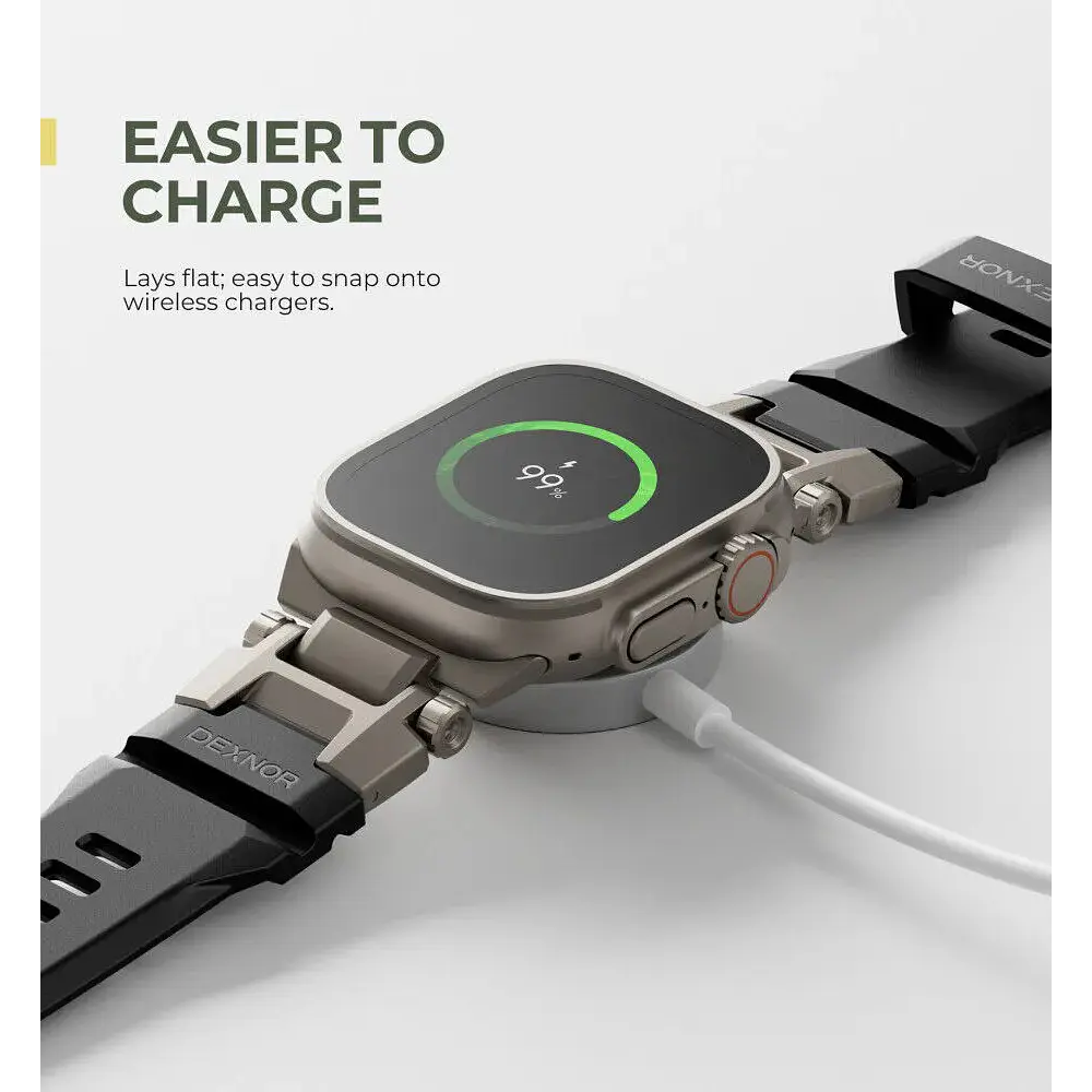 Dexnor Correa De Acero/tpu Para Apple Watch 4 5 6 44mm 3